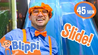 Blippi Visits an Indoor Playground  Part 2  Blippi Full Episodes  Educational Videos for Kids [upl. by Nairod]