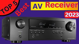 top 5 best av receiver in 2023 with dolby atmos 2023 [upl. by Aynad913]