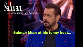 Salman khan funny chalo bathroom  salmankhan bollywood [upl. by Brice]