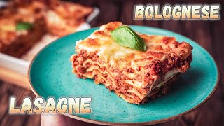 LASAGNE BOLOGNESE  Najlepsza jaką zrobisz [upl. by Gittle]