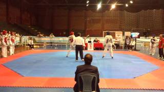 Final TK5 1º TORNEO 2017 Federacion Metropolitana de Taekwondo [upl. by Raviv]