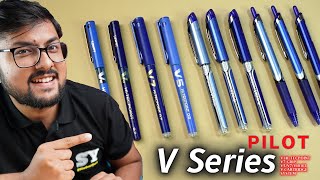 Pilot Vseries  V5V7V10  Cartridge system  Grip  Rt Series  Best Rollerballs for Students 🔥🔥 [upl. by Tsirc417]