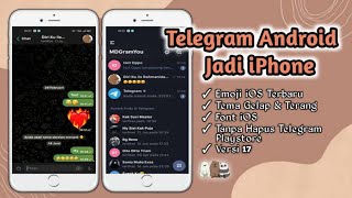 MDGram Versi 17  Cara Mengubah Telegram Android Menjadi iPhone Terbaru 2023  Update [upl. by Ateloiv292]