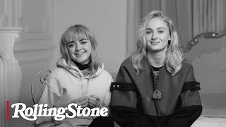 The First Time with Maisie Williams amp Sophie Turner [upl. by Ellevehs]