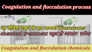 Wastewater treatment coagulation and flocculation process [upl. by Roma]