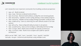 Arch4031 03 coreboot Building 03 Build System [upl. by Pooley666]