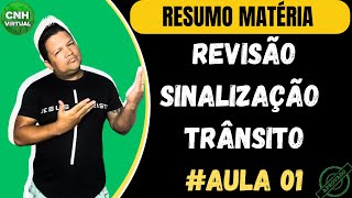 SINALIZAÇÃO DE TRÂNSITO MATÉRIA COMPLETA RESUMÃO DE SINALIZAÇÃO DE TRÂNSITO [upl. by Surdna]