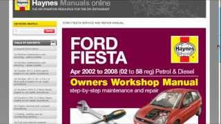 Haynes Manuals Online tutorialmp4 [upl. by Aissenav]