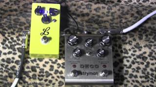 Strymon DECO pedal demo with dirty tone Luther Drive amp Les Paul [upl. by Havener]