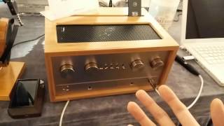 iFi Retro Stereo 50 at GuangZhou AV Show 2014 [upl. by Hamlin]