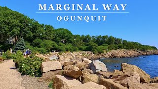 4K Marginal Way Perkins Cove amp Ogunquit Maine Scenic Summer Walking Tour with Binaural 🎧 [upl. by Lothar731]