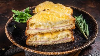 Croquemonsieur à la béchamel Très gourmand et savoureux [upl. by Sherborne985]