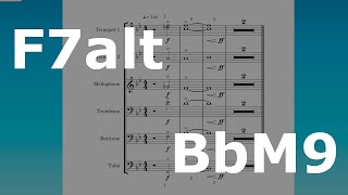 Extended Harmony Voicings for Marching Band [upl. by Maidy200]