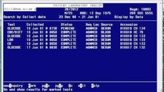 CHCS Basics Viewing New Results Using RCR [upl. by Enehs]