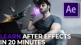 LEARN AFTER EFFECTS IN 20 MINUTES  EASY  HINDI  BEGINNERS LEVEL  VFX ARTIST FROM INDIA [upl. by Ahsii]