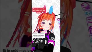 Être autodidacte c’est quelque chose 🤯 vtuberfr 3d metaverse vtuber boss cute kawaii [upl. by Enwahs758]