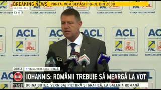 Klaus Iohannis canta imnul national [upl. by Noraj678]