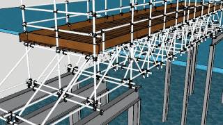 Scaffolding Design 3D Tube amp Fitting  Modular  by jaztekdesigncom [upl. by Tteirrah]