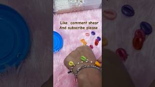 Diy cowrie shell bracelet braceletmaking diy craft subscribe ytshorts viralshort crafteraditi [upl. by Essie]