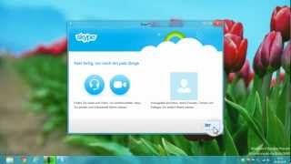 Skype herunterladen installieren und ein Skype Konto erstellen [upl. by Valeta]