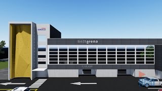 Näfels Sportzentrum Lintharena 3DModellierung aus Gebäudeaufnahme [upl. by Seligman]