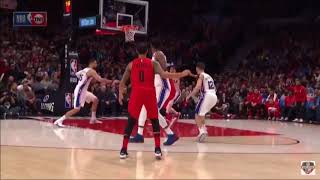 Shabazz Napier TWO CRAZY PASSES vs Sixers [upl. by Jovitah12]