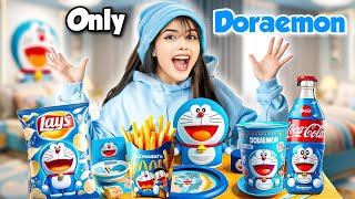 Using Only DORAEMON things for 24 Hours [upl. by Herrington]