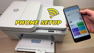 HP Deskjet 4155e Printer Setup to a Phone  Android amp iPhone [upl. by Githens]