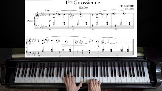 Erik Satie  Gnossienne No1  Piano Tutorial [upl. by Inaboy579]