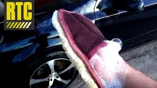 Car Wash Mitt Lambswool for Auto Detailing and Cleaning Kit [upl. by Anelas]