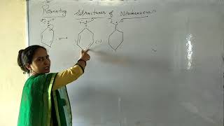 12th Resonating structure of nitrobenzene [upl. by Anigger]