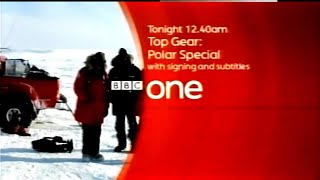 BBC ONE  Continuity  Top Gear Polar Special Ident  2007 [upl. by Enaed723]