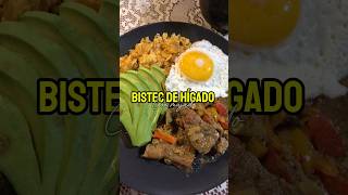 🇪🇨Bistec de hígado 😋 clásico desayuno con verde majado [upl. by Lezley]