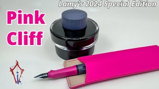 Lamys 2024 Special Editions Pink Cliff Ink and Fountain Pen [upl. by Leeke431]