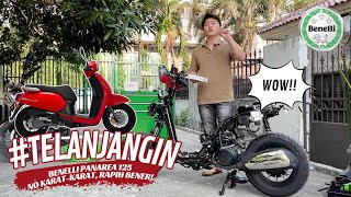 TELANJANGIN BENELLI PANAREA 125 MATIC KLASIK HARGA 20 JUTAAN ITALIAN PRIDE reviewmotor [upl. by Garaway801]