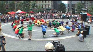 Flash Mob  Downtown Market Square  Pittsburgh PA [upl. by Hamrnand308]