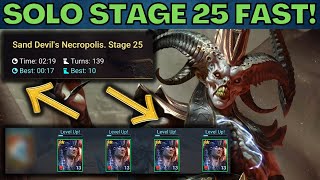 🚨 EASIEST SAND DEVIL 25 SOLO YET 🚨 Solo Sand Devil 25 With Food Blizaar GUIDE  RAID SHADOW LEGENDS [upl. by Hemingway428]