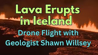 Icelands Impressive Eruption Livestream from Geologist Shawn Willsey [upl. by Ecurb510]