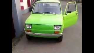 Maluch with smallest engine  Fiat 126 Figo 250ccm [upl. by Aneehc]