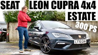 BEST WINTER WAGON  VW Golf R Estate or SEAT Leon Cupra ST [upl. by Finbur]