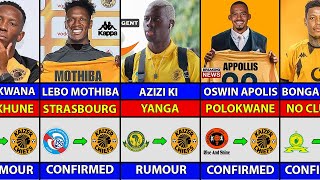 All KAIZER CHIEFS New CONFIRMED Transfer News amp All Rumours 2024 FT Apollis Mothiba Bongani Zungu [upl. by Rednave]