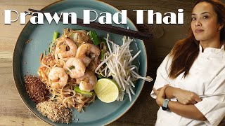 Prawn Pad Thai Recipe  Quick Thai [upl. by Irmgard408]