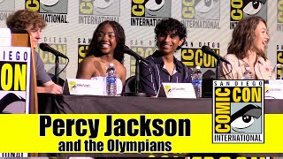 Percy Jackson and the Olympians  Comic Con 2024 Full Panel Walker Scobell Aryan Simhadri [upl. by Kohcztiy]