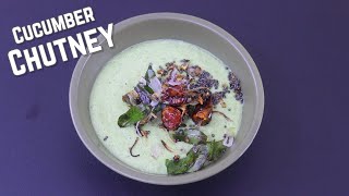 Cucumber Chutney Recipe  Skinny Recipes [upl. by Anilemrac]