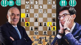 Perfect Chess Game  78 By Anish Giri vs Garry Kasparov [upl. by Salis688]