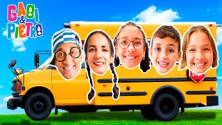 1 Hora de Regras de Transporte Escolar com Gabi e Pietro Para crianças [upl. by Kate]