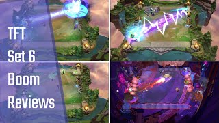 TFT Set 6 Boom Reviews Chemtech Surprise Hextech Hypersurge Arcana Coil Get Jinxed amp more [upl. by Zerk]