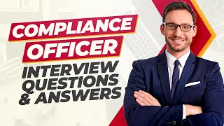 COMPLIANCE OFFICER Interview Questions amp Answers [upl. by Kaasi]