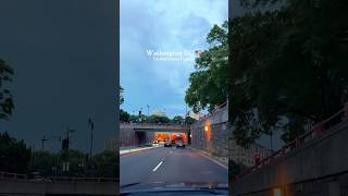 Washington DC  USA 🇺🇸 usashorts capital dc usa driving america sunset [upl. by Imas173]