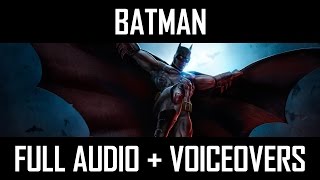 Infinite Crisis Full Voiceover Lines Batman [upl. by Meehahs]